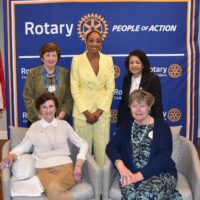 the first women members of the Rotary Club of Aiken